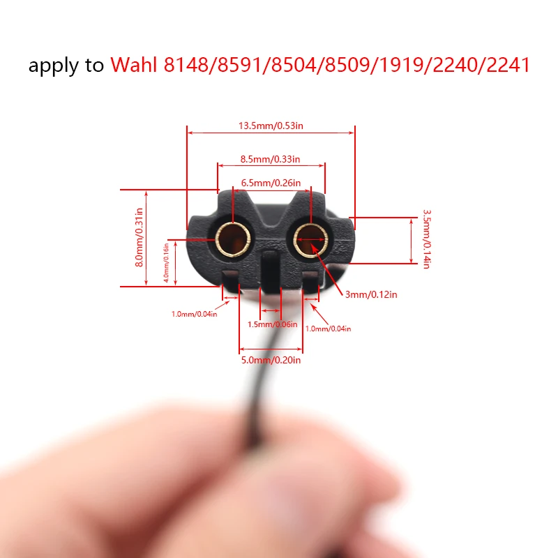 Voor Wahl 8148/8591/8504/8509/1919/2240/2241 USB Oplaadkabel netsnoer 1M Lengte Professionele Tondeuse Accessoires