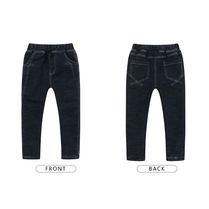 Ienens 5-13Y Jongens Kleding Slanke Rechte Jeans Klassieke Bodems Kinderen Denim Kleding Lange Broek Kids Baby Boy Casual Broek