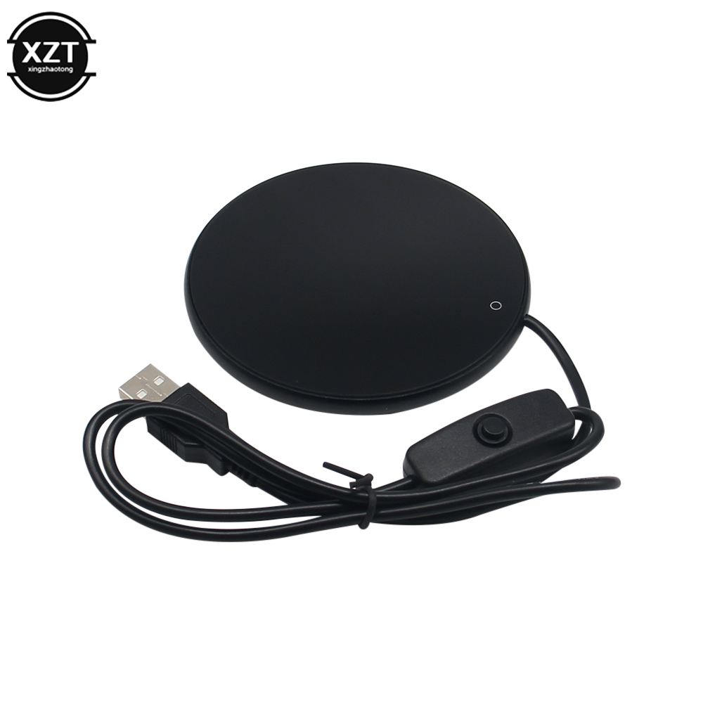 Scalda tazze usb scalda tazze da caffè scalda tazze da caffè sottobicchiere riscaldante termostatico scalda tazze da caffè elettrico per ufficio e casa: Nero