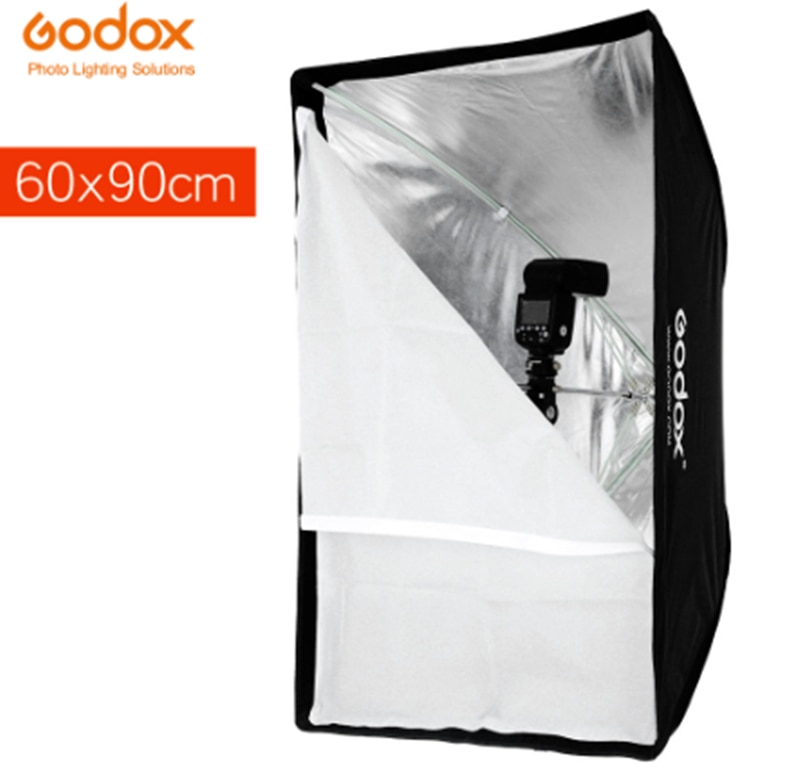 Godox 60Cm X 90Cm 24in X 35.4in Rechthoekige Paraplu Softbox Brolly Reflector Voor Strobe Studio Flash Speedlight Fotografie