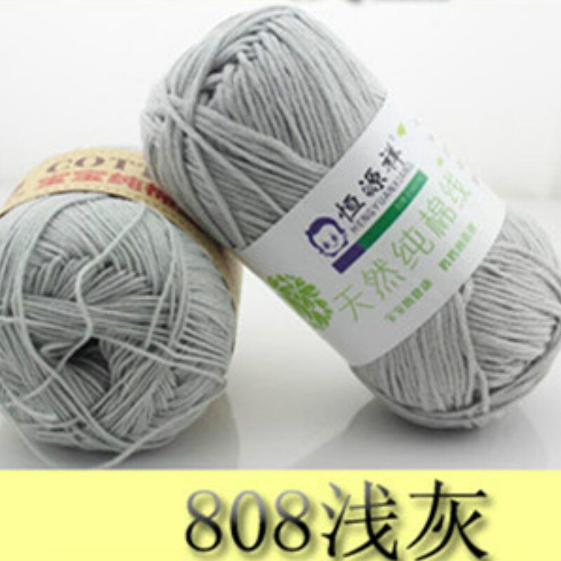 Glatte 100% Baumwolle Weiche Natürliche Doppel Strickwolle Garn Baby wolle garn: 11