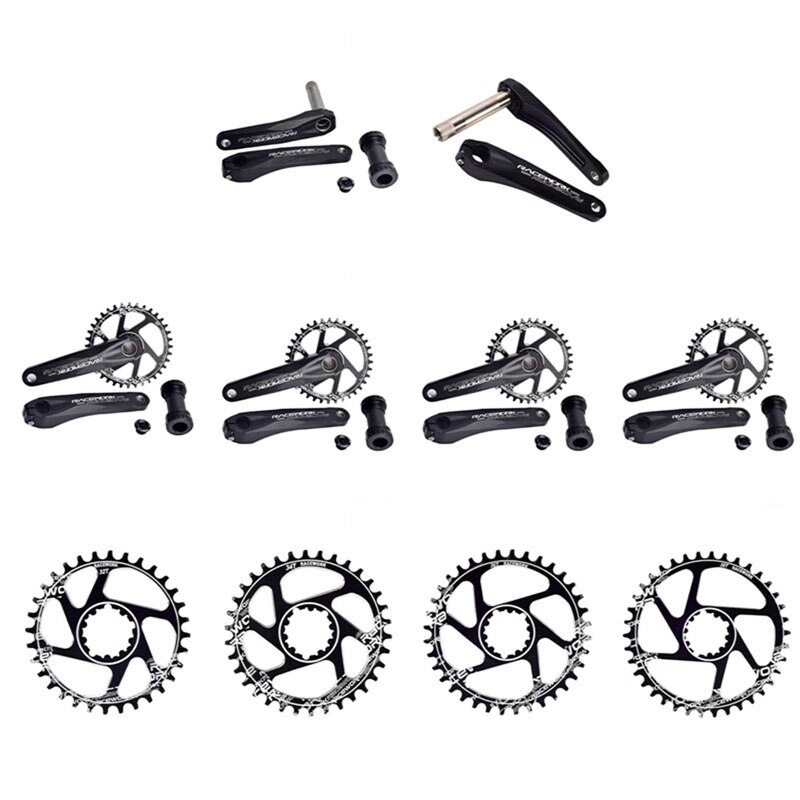 Cykel kranksæt mtb gxp kranksæt med kædering 32t 34t 36t 38t m/ bundbeslag til sram  xx1 xo1 x1 gx xo  x9