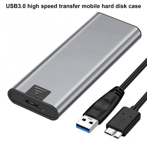 30% Off M-01 NGFF M.2 USB 33.0 HDD Enclosure 6Gbs Port SATA SSD Hard Drive Case Support Mobile External HDD Case: Default Title