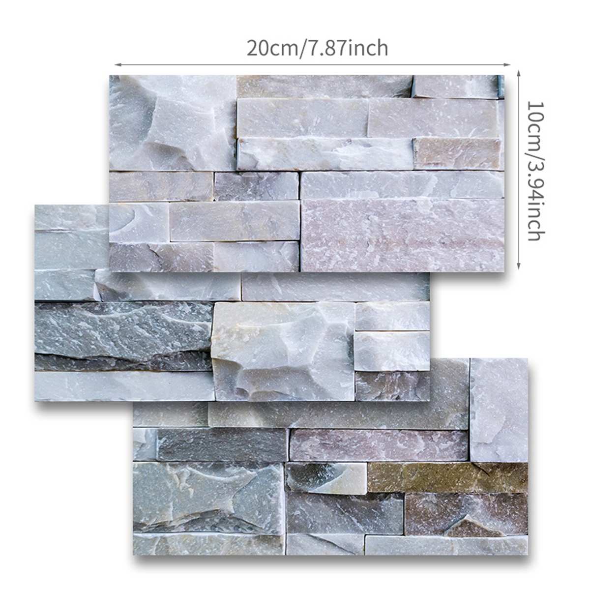 9/27/54PCS Self Adhesive Tile Backsplash 3D Wall Sticker DIY epoxy Bathroom Kitchen Home Decor Oil-Proof Waterproof Wall Sticker: UB023 / 9PCS