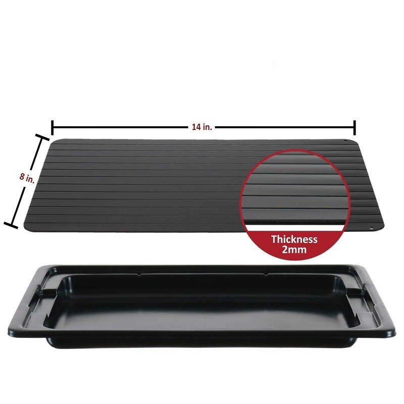 Defrosting Tray Frozen Food Thawing Plate For Fast Quick Rapid Meat Defrosting Chicken The Safest No Electricity No Microwa