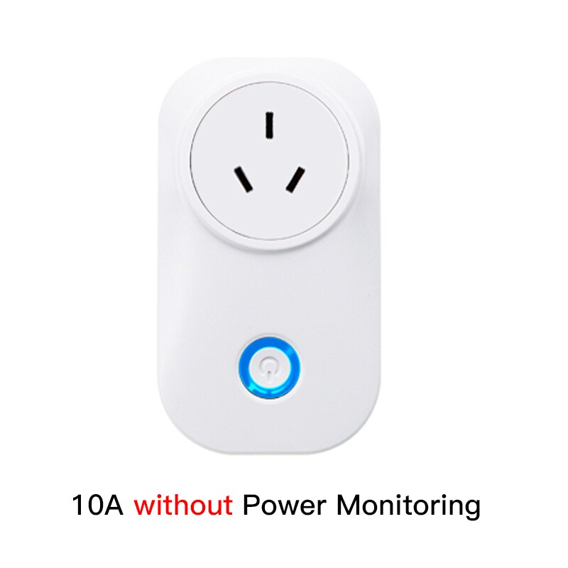 FrankEver Wifi Smart Socket 10A 16A with Power Monitoring Surge Protector for Israel India Brazil Italy UK EU AU Smart Plug: AU 10A