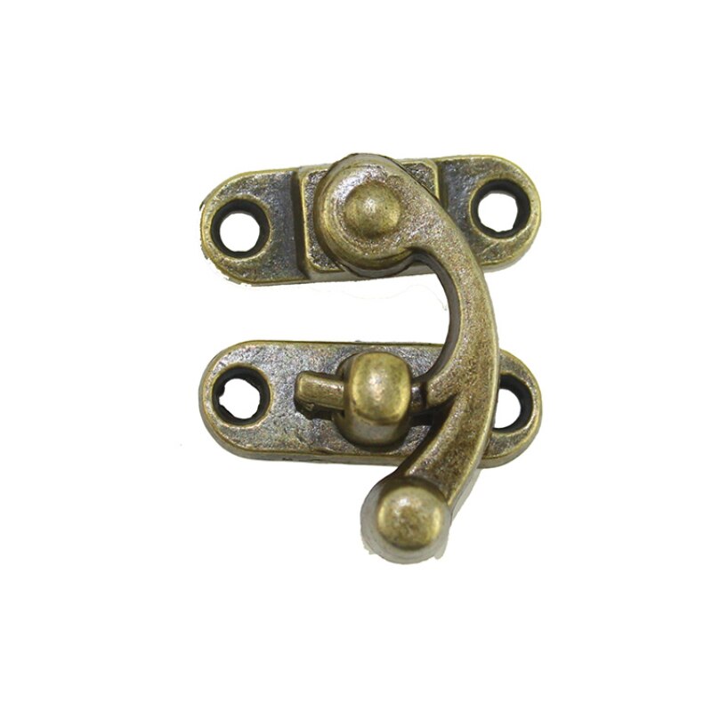 Antique Metal Lock Mini Decorative Hasps Hook for Wooden Jewelry Box Padlock with Screws ZAKKA Box Hardware Decor: 3
