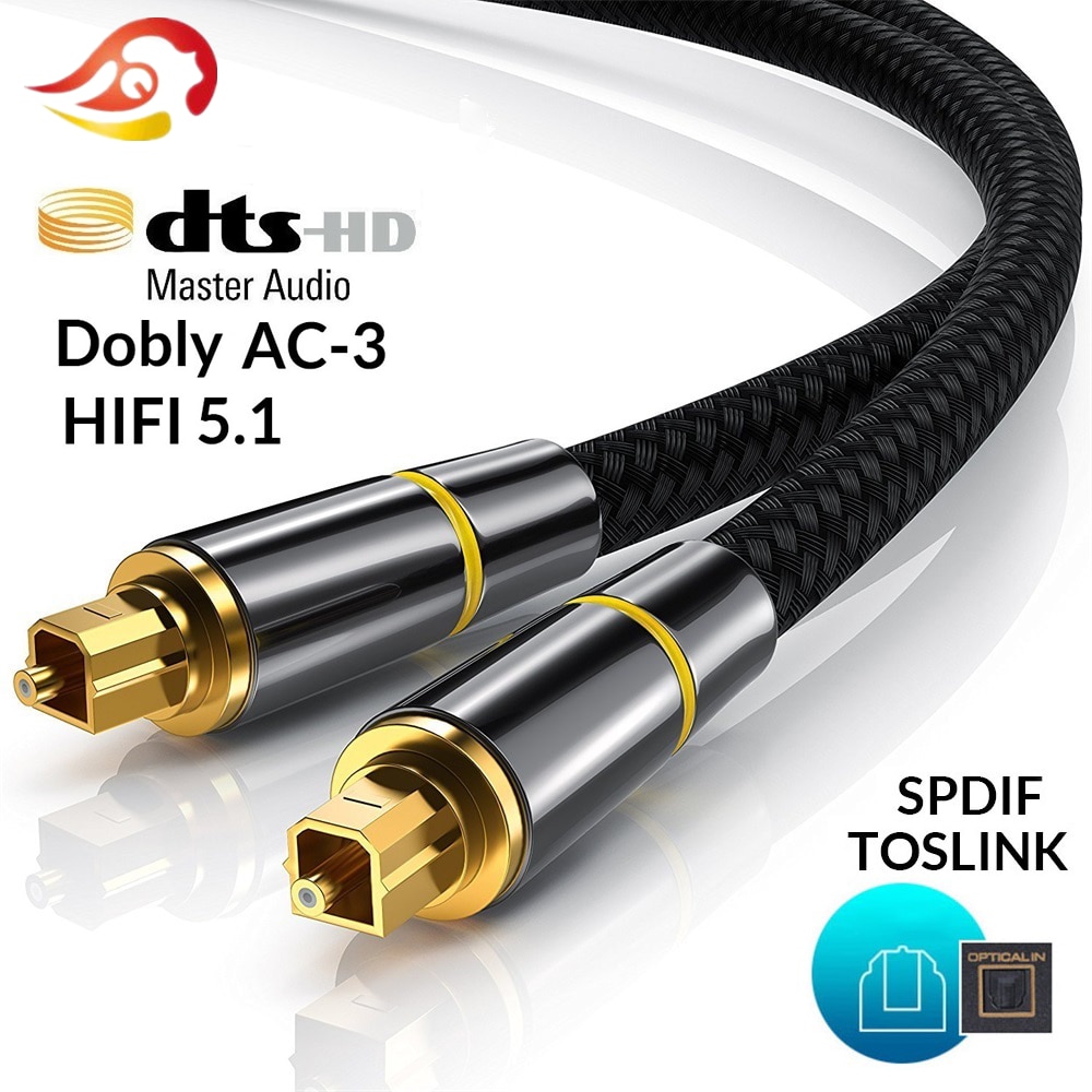 Spdif Kabel Digitale Fiber Toslink Optische Audio Kabel Voor Tv Box PS4 Speaker Soundbar Versterker Subwoofer 5M 10M optische Kabel