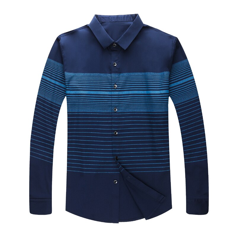 Miacawor originale fritidsskjorter herre stripet skjorte slank passe camisa hombre helermet camisa masculina herreklær  c497