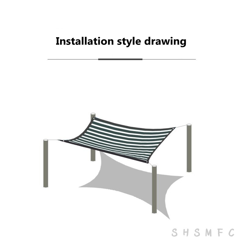 Filet pare-soleil Anti-UV en HDPE pour plantes succulentes de balcon, couverture de serre, ombrage de piscine