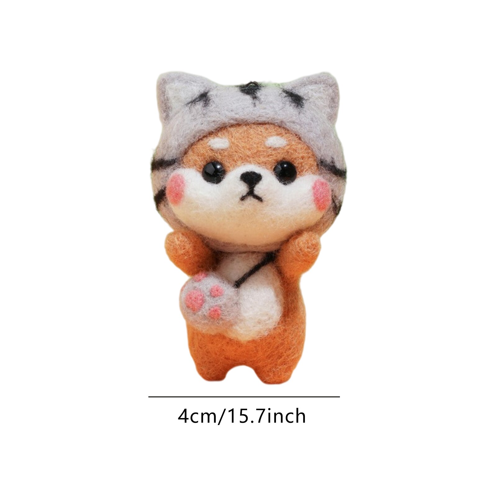 Needle Felting Kit Beginner Wool Felting Kit Wool Needle Felting DIY Beginners Kit DIY Dog Wool Felting Cute Animal As