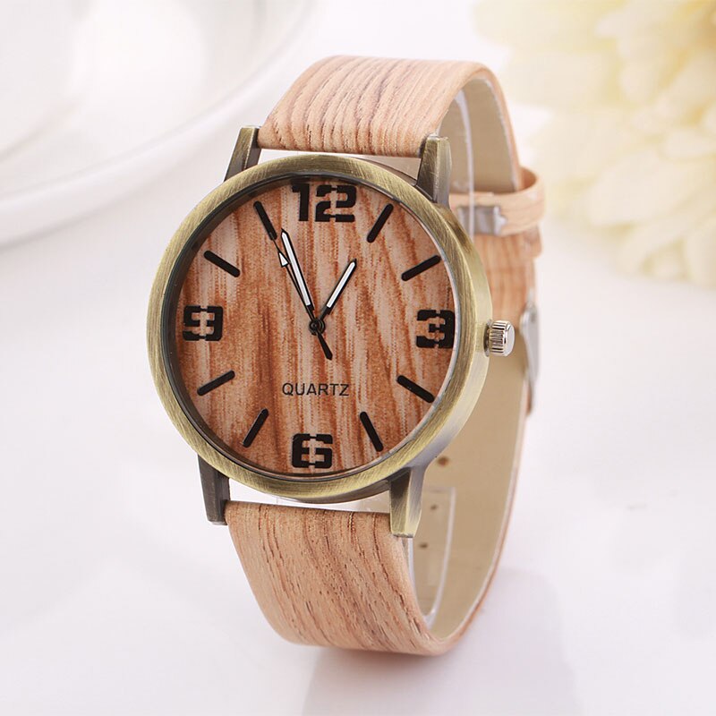 nuevos relojes de mujer, relojes de Retro de bambú de madera, relojes de pulsera de cuarzo, reloj para mujer: 1573895