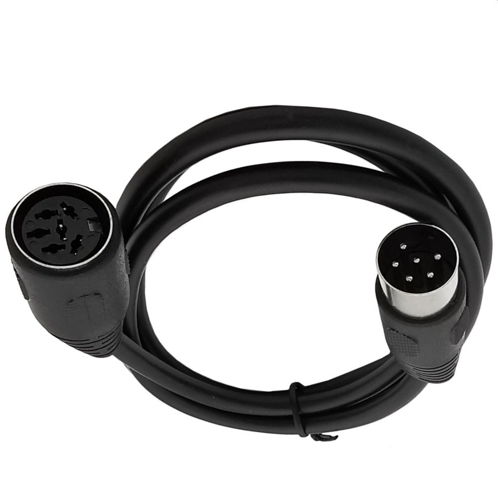 DIN 6pin Male to Male & female Audio and Video Cable S-Terminal Midi 6pin for Audio Microphone Guitar Cable