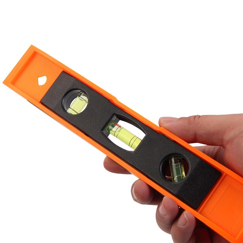 23cm 3 bubble mini pocket portable level ruler torpedo balance ruler measurement magnetic micro measurement