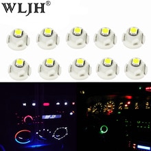 WLJH 10x Auto Led T4.2 Neo Wedge Dash Instrument Panel LED Light Gauge Cluster Lampen Heater EEN/c Klimaat controle Klok Lamp