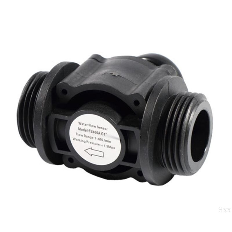 G1" Water Flow Hall Effect Sensor Switch Flow Meter Flowmeter Counter 1-60L/min