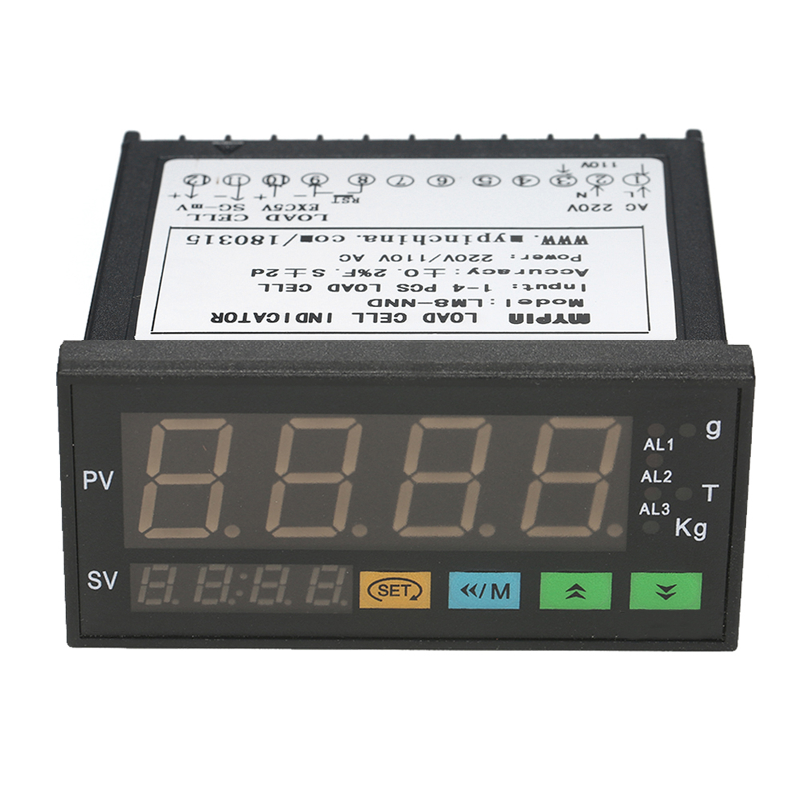 Digital LED Display Weighing Meter Load-cells Indicator 1~4 Load Cells Signals Input