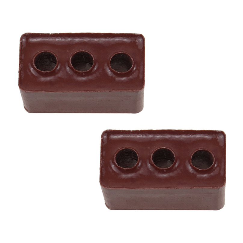 2pcs Mini Cement Bricks And Mortar Let You Build Your Own Tiny Wall Mini Bricks &4A30: Red