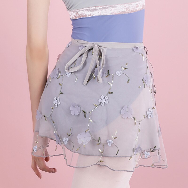 Fairy balett dans kjolar för kvinnor balett dans slitage broderi ballerina kläder scen kostym lärare balett kjol  jl1631