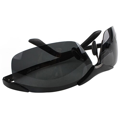 Men's Cool Police Metal Frame Polarized Sunglasses Driving Glasses