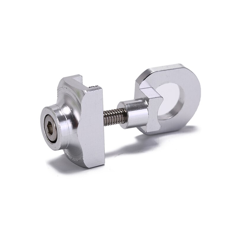 Łącznik regulator łańcucha DIY modyfikacja specjalny wioślarz robić formowania ultralekki aluminiowy napinacz łańcucha BMX: sliver