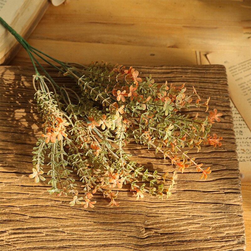 1 Boeket Kunstbloemen Voor Decoratie Thuis Plastic Stem Bruid Bruiloft Boeket Nep Bloem