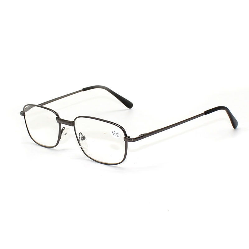 Men's Reading Glasses for Farsightedness Men Sight Spectacles Transparent Spring Hinge +1.00 +1.50 +2.00 +2.50 +3.00 +3.50 +4.00: WHITE / +350