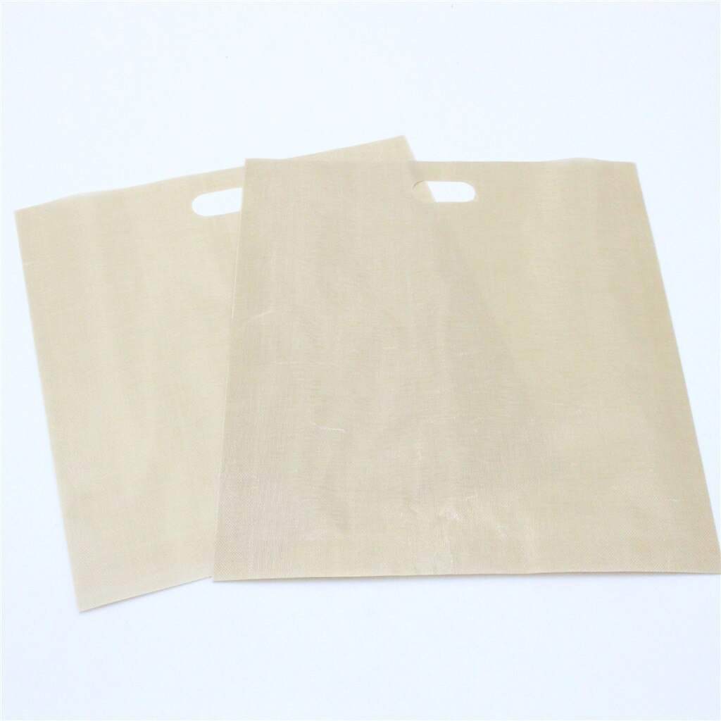 3PCS Toaster Bags Reusable for Grilled Cheese Sandwich Non-Stick Heat Resistant Toast bags Storage Barbecue Bags