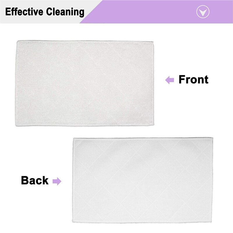 8 Pack Steam Mop Replacement Pads for Light 'N' Easy Cleaning Steam Mop S3101 S7326 Steam Cleaner