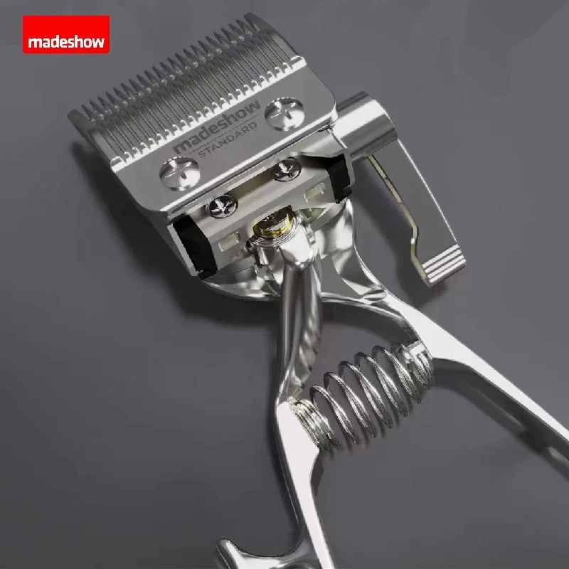 Hårfjerningsklipper, manuell hårklipper i metall, håndklipperverktøy til barberer