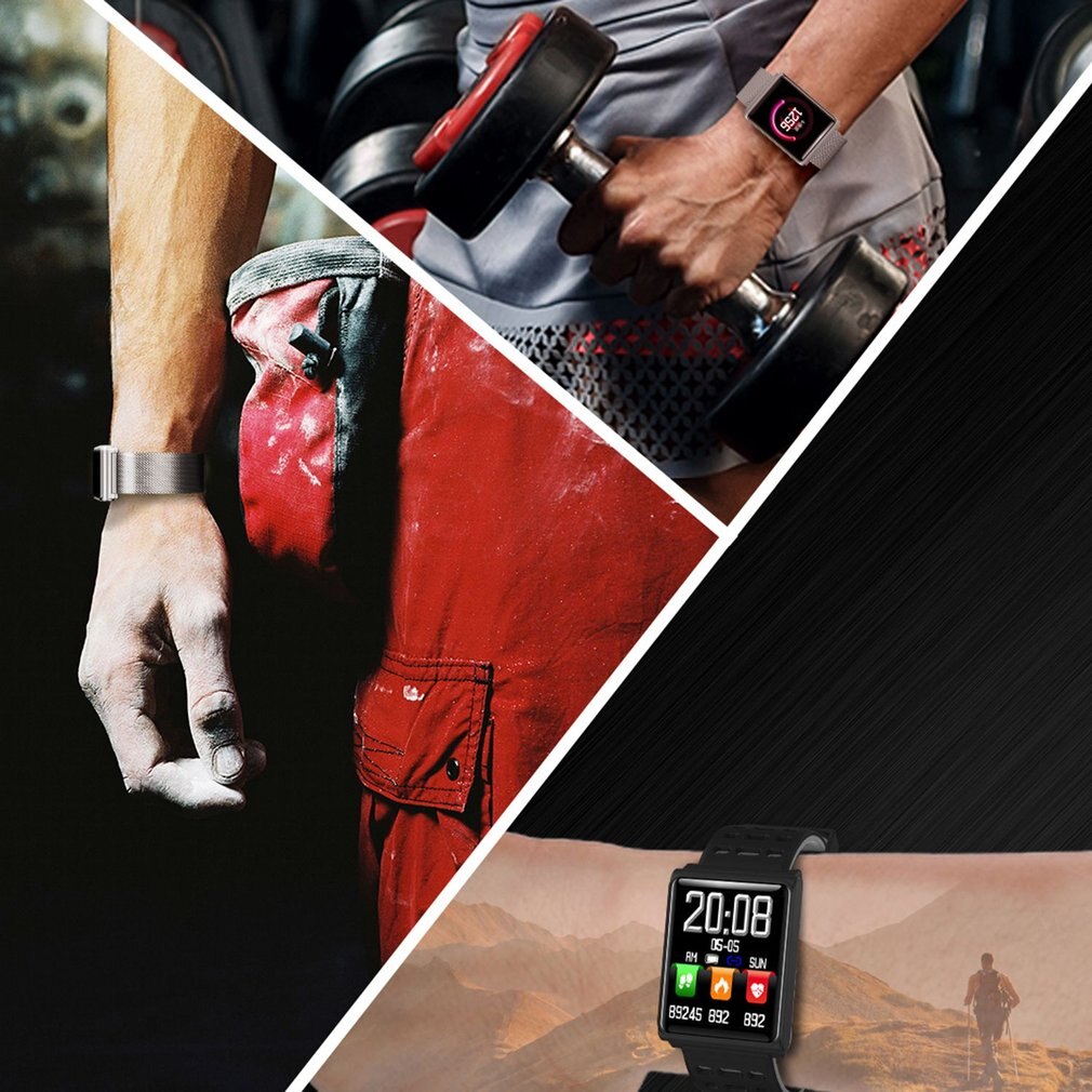 N98 Smart Armband Bluetooth IP67 Waterdicht Polsbandje Hartslagmeter Bloeddruk Smart Horloges Voor Mannen Vrouwen