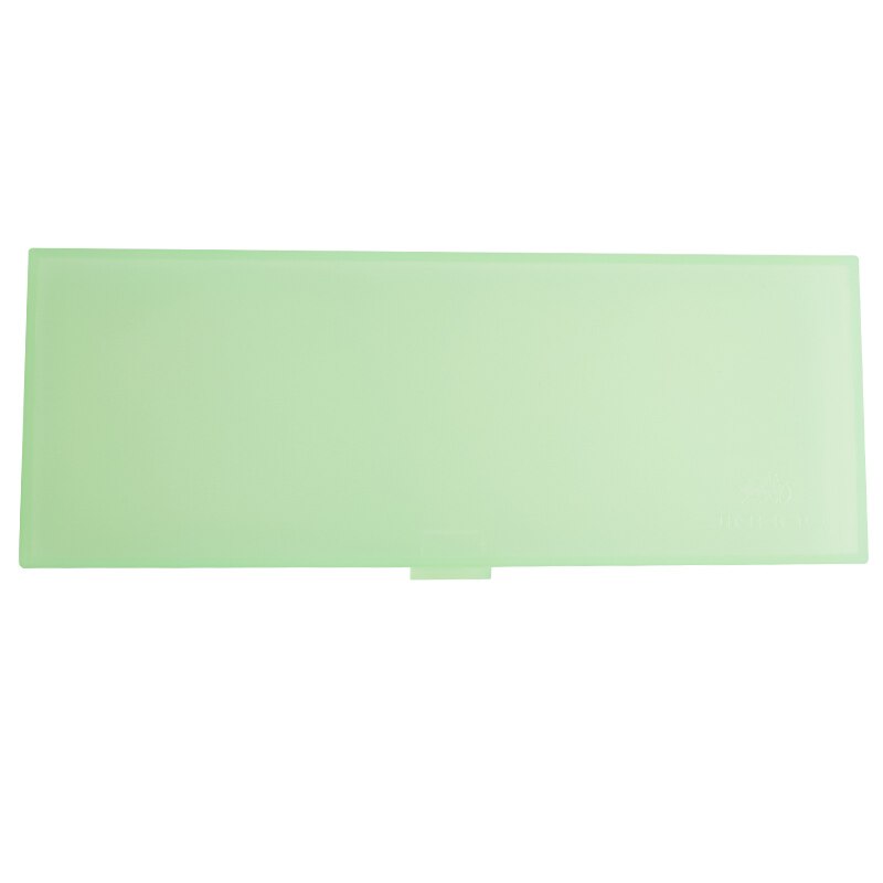 Jinhao Matte Doorschijnende Pen Case Eenvoudige Multifunctionele Opslag Potlood-Box 8 Kleuren Voor Kiezen Briefpapier Schoolbenodigdheden: Transparent green