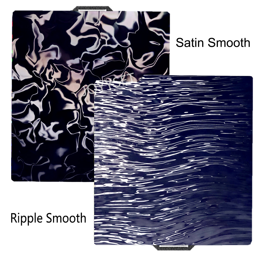 Build Plate for Bambu lab P1P P1S X1C A1 X1E Smooth Spring Steel Sheet PEI PEO PET Heatbed for Bambulab X1 carbon Build Plate: Skin Color