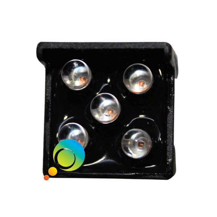 26mm Gele kleur Epistar LED arrow board onderdelen LED pixel cluster verkeerslichtlicht