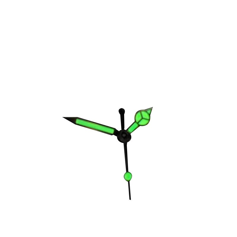 Gemodificeerde Horloge Onderdelen Blauw Groen Lichtgevend Horloge Hand Fit Voor NH35 NH36 2813 8215 Automatisch Uurwerk Horloge