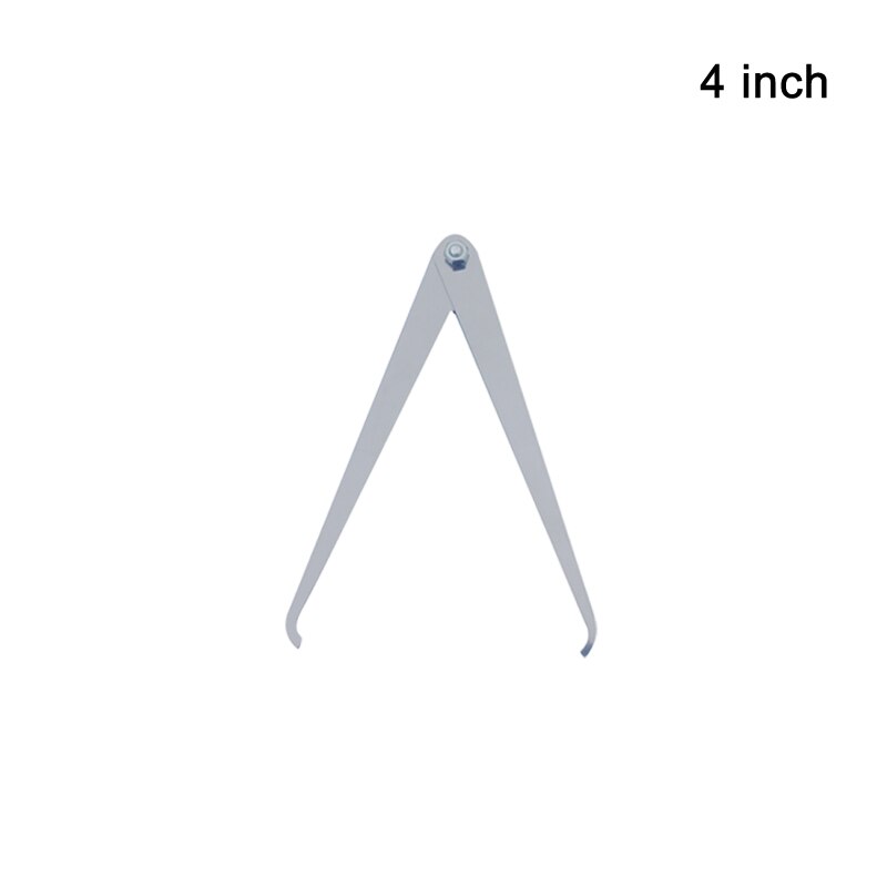 4" Steel Pottery Ceramics Caliper Clay Sculpture Ceramic Measuring Tools Pottery Measure Caliper: 4inch Straight-leg