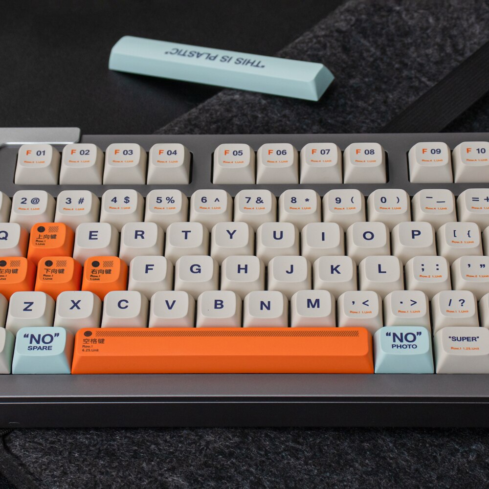 134 Keys Clones Plastic Theme Keycaps PBT XDA Profile DYE-SUB Keycap For Cherry MX Switch Mechanical Gaming Keyboard GMMK Pro