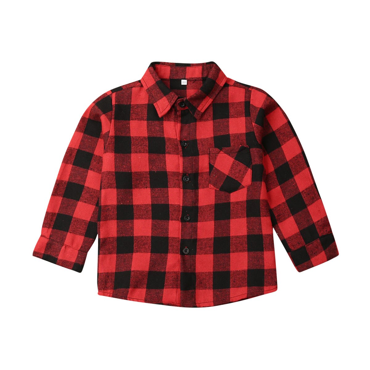 Vêtements en plaids pour bébés garçons | Couvre-lits, chemise et manteau, vêtements d'extérieur,: Rouge / 12M