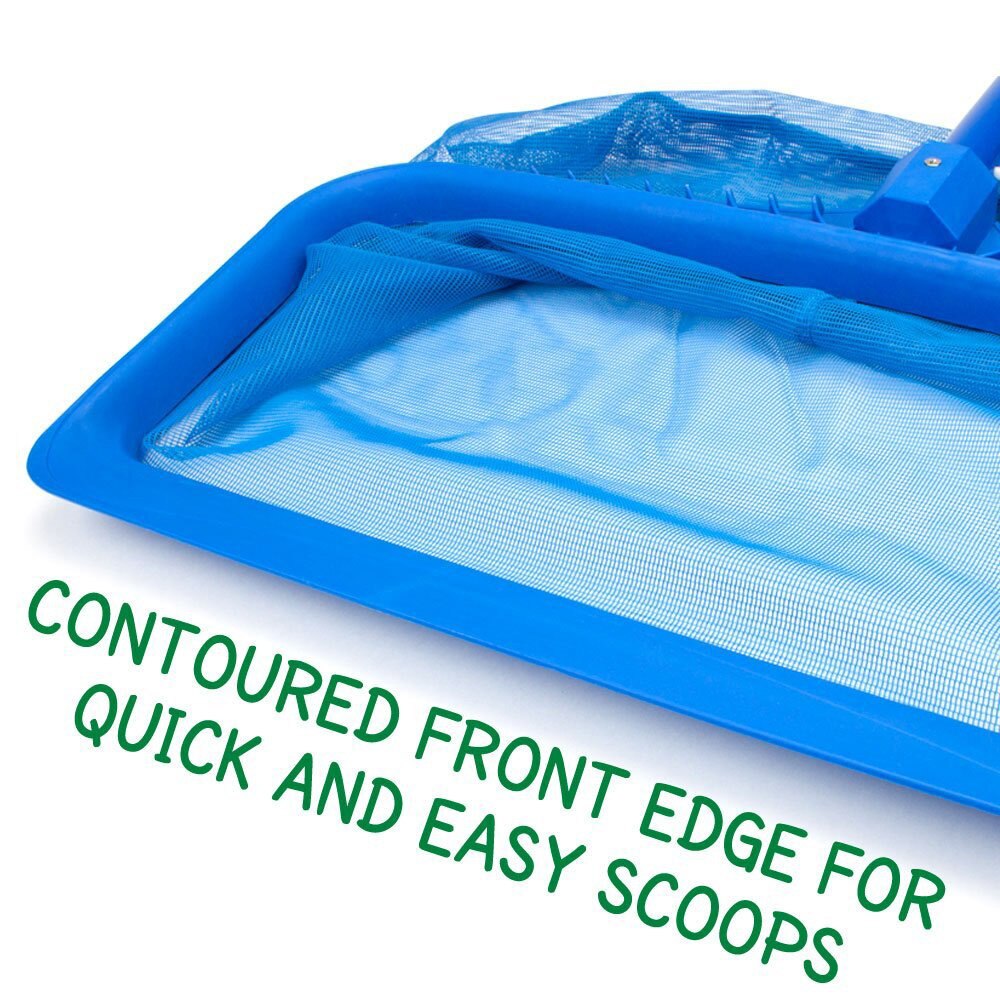 Vijver skimmer net zwembad schoonmaken blad skimmer gaas frame net voor het schoonmaken van zwembad / redden van zwembadwater afval