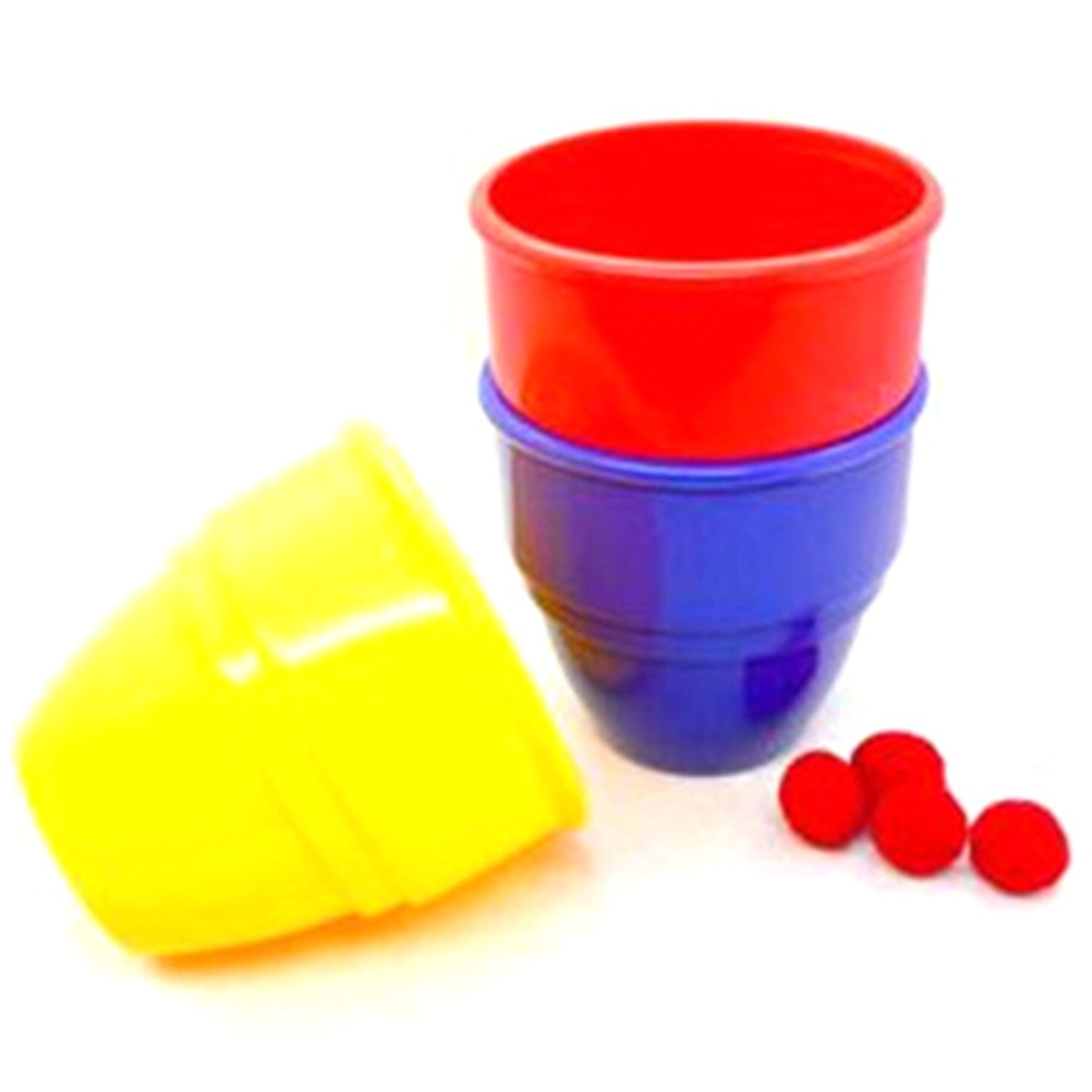 Magic Cups En Ballen Professionele Goochelaar Truc Close Up Goocheltrucs Illusie Mentalisme Truco De Magie Kids Speelgoed