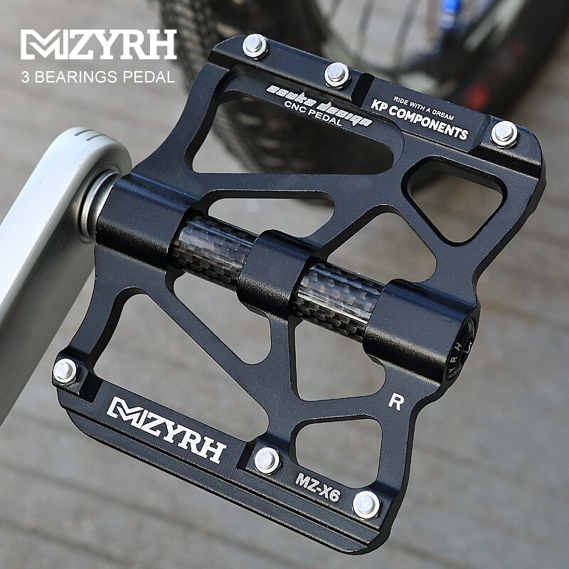 MZYRH-pedales antideslizantes para bicicleta de montaña, accesorio de aleación de aluminio, resistentes al agua, X6