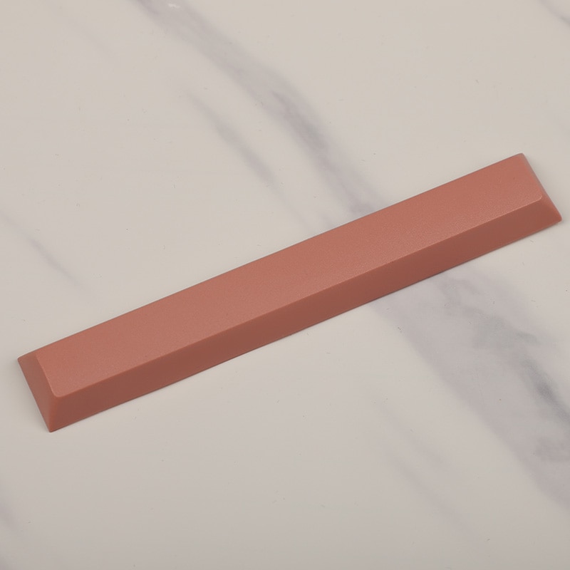 DSA height 6.25X space key cap PBT material six-hole chrysanthemum mx cross chrysanthemum mouth mechanical keyboard keycap: dark pink