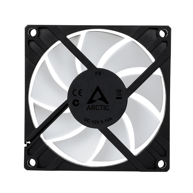 Arctic F8 Computer Case 8Cm Fan 3pin 2000Rpm 80X80X25Mm Cpu Water Koelventilator