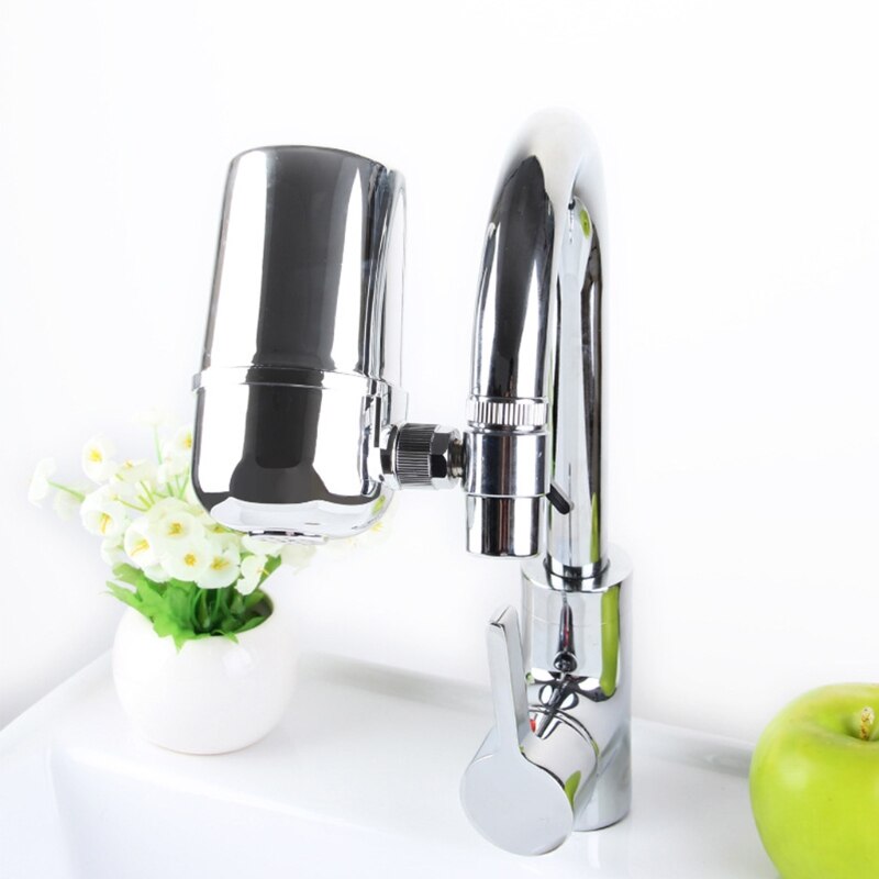 Home Faucet Water Filter Domestic Use Kitchen Health Tap Water Purifier Silver