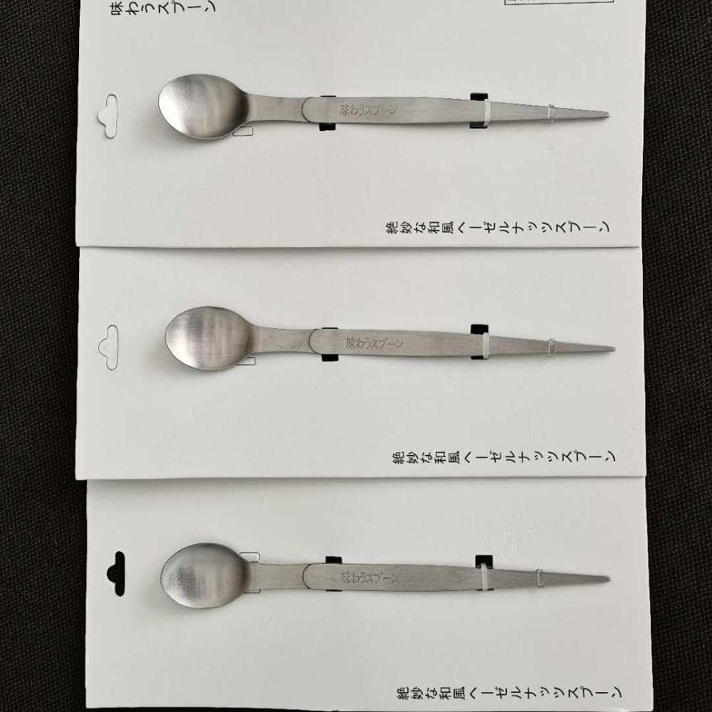 Tasting Spoon Stainless Steel 304 Tweezers Chef Dual Dishes Taste scoop Dual Function Spoon Korean cooker Spoon gadget
