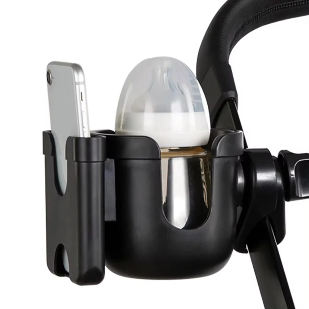 Pram Cup Holders Children's Stroller Bottle Holders Pram Bottle Holders Anti-Slip Pram Accessories Mobile Phone Holders