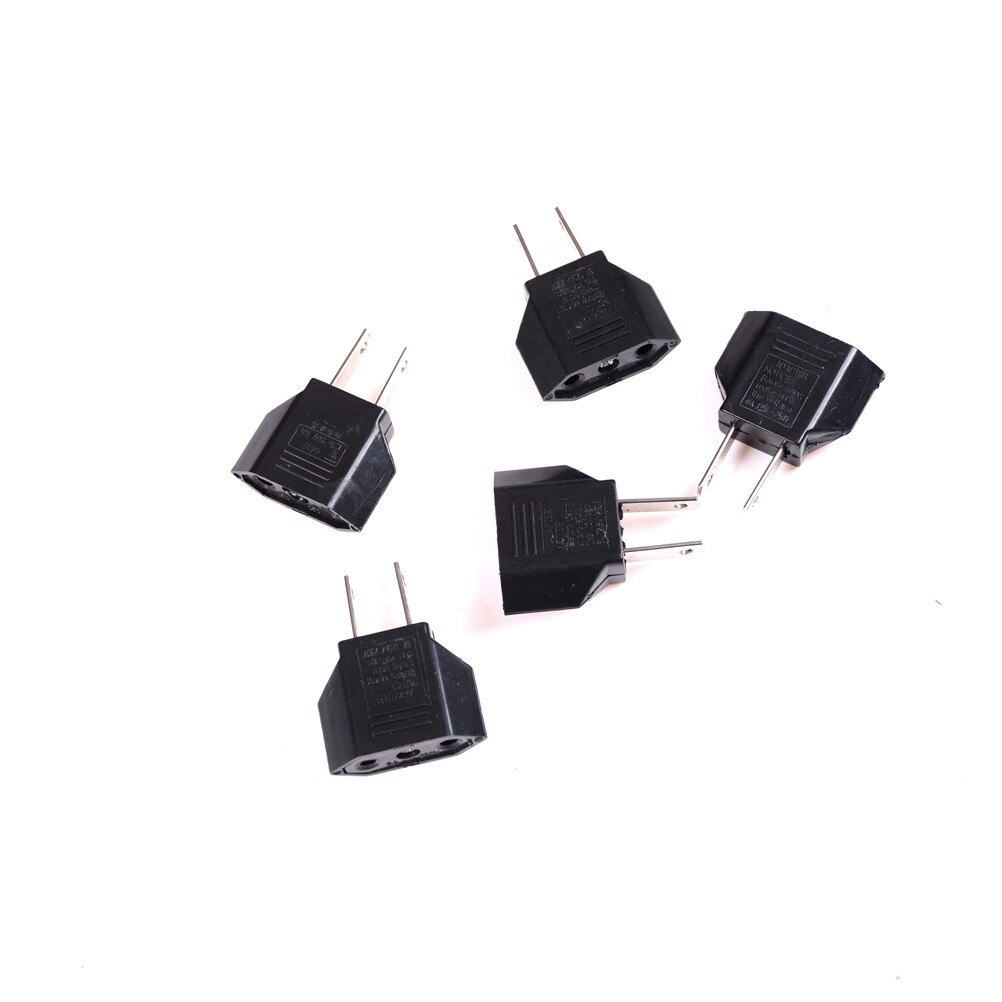 Jetting 5 stuks/set eu euro europa naar vs usa netstekker reisadapter oplader thuisgereedschap