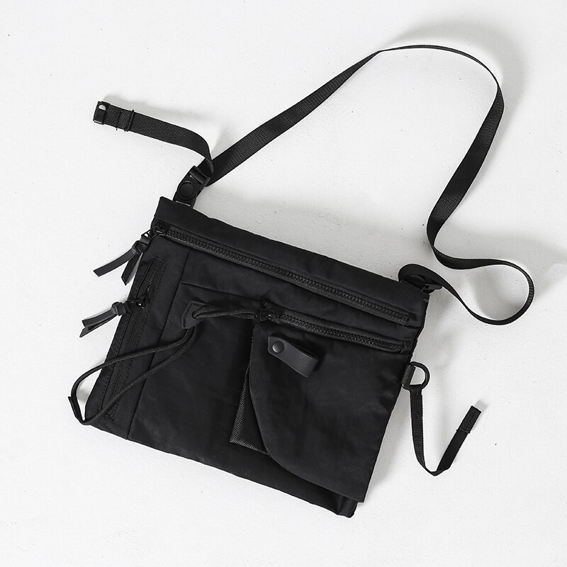 Funktion Männer Bote Taschen Streetwear Schulter Tasche Hochwertige Wasserdichte Reisetasche Männer Straße Stil Hüfte Crossbody Brust Tasche