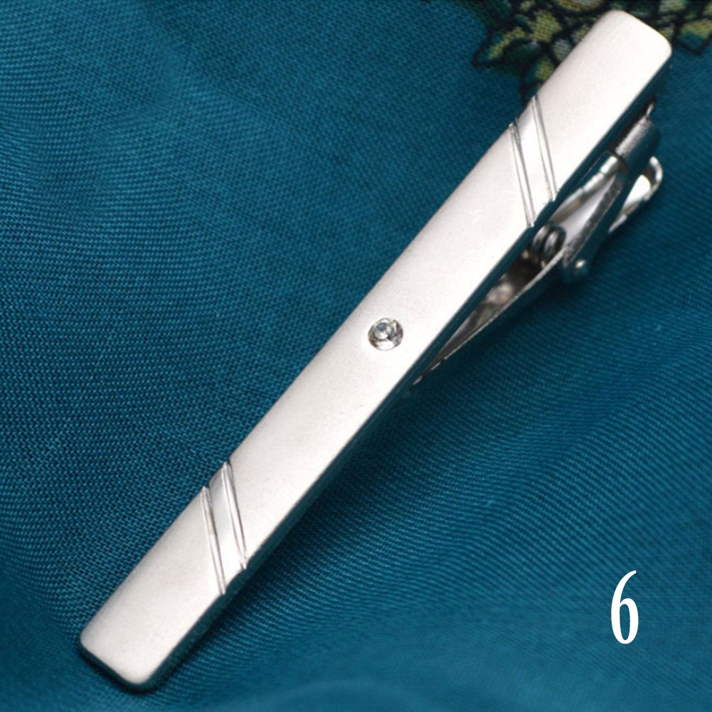 Tie Clips Mannen Metalen Stropdas Bar Jurk Shirts Tie Pin Huwelijksceremonie Metalen Gouden Stropdas Clip Man Business tie Pin Accessoires: B6