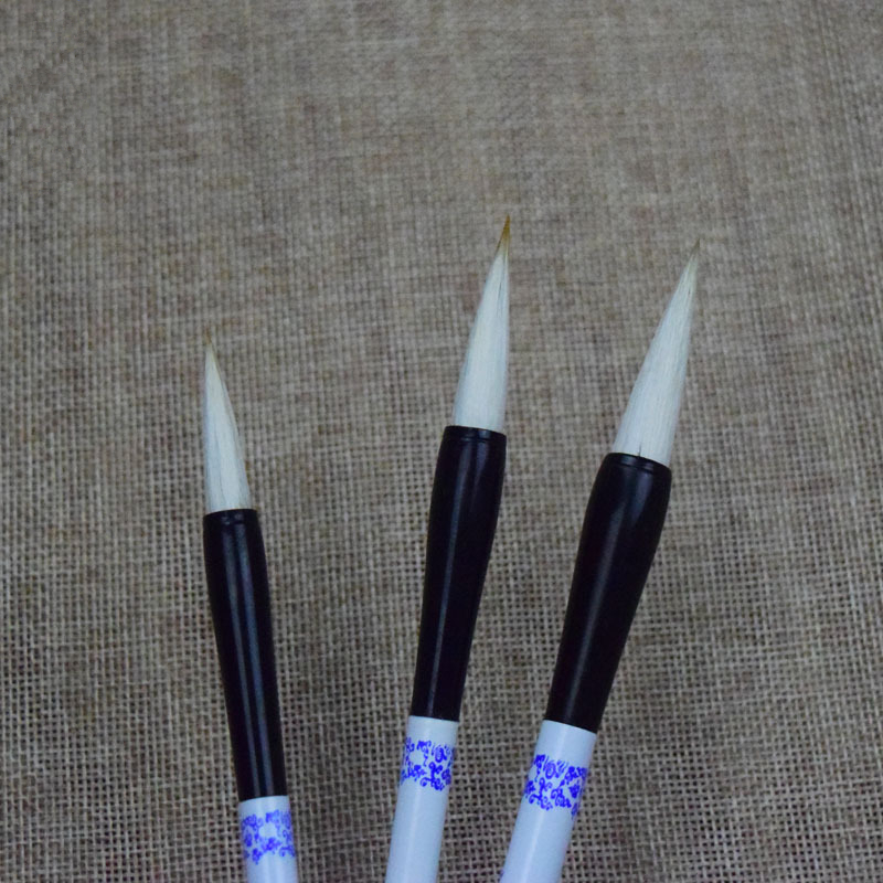 1pc Small Tip Chinese Calligraphy Pen Artist Painting Drawing Writing Brush School Office Supplies Stationery